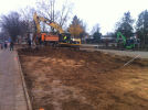 02.12.2014 Aushub der Baugrube