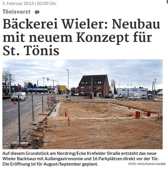 Zeitungsbericht vom 05.02.2014